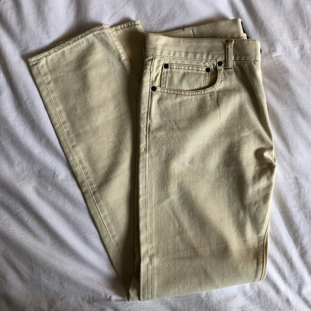 Men’s J. Crew “The Sutton” slim fit Beige jeans
